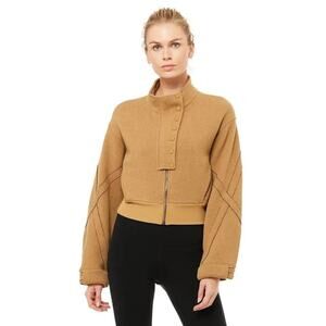 Alo Yoga Strut Jacket Caramel - L